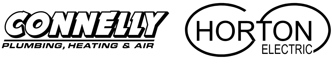 Connely Plumbing Heating and Air Logo, and Horton Electric Logo
